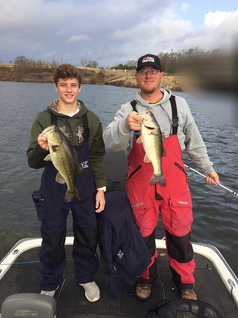 Fisherman with bass
